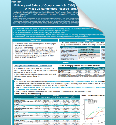 Efficacy and Safety of Obuprazine Poster